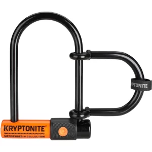 Kryptonite Messenger Mini + D-Lock with Extender Sold Secure Silver - Image 1